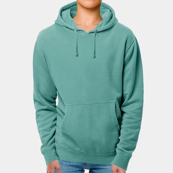 Midweight Pigment-Dyed Hooded Sweatshirt (WMN) Thumbnail