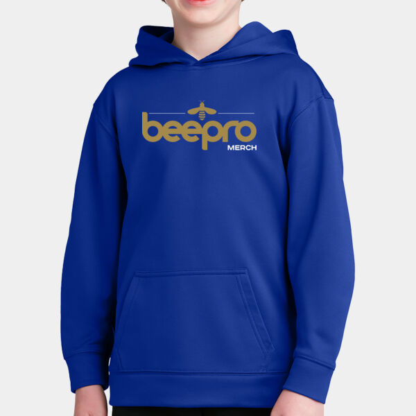 Youth Sport Wick ® Fleece Hooded Pullover Thumbnail