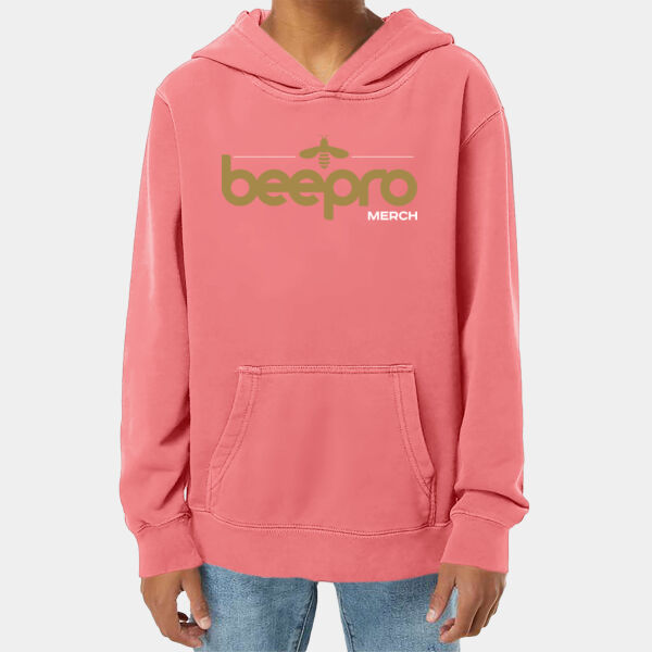 Youth Midweight Pigment-Dyed Hooded Sweatshirt Thumbnail