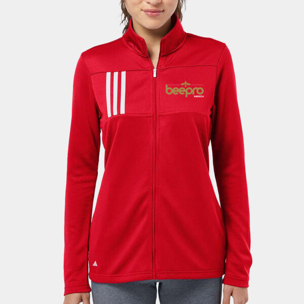 Women's 3-Stripes Double Knit Full-Zip Thumbnail