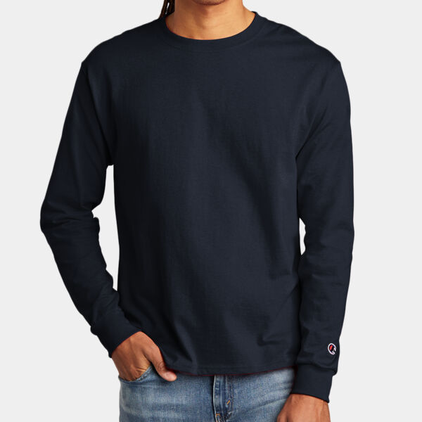 9  - Heritage 5.2 Oz. Jersey Long Sleeve Tee Thumbnail