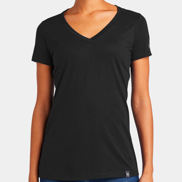 3  - Ladies Heritage Blend V Neck Tee Thumbnail