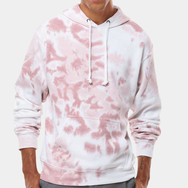 3  - Tie-Dyed Fleece Hooded Sweatshirt Thumbnail